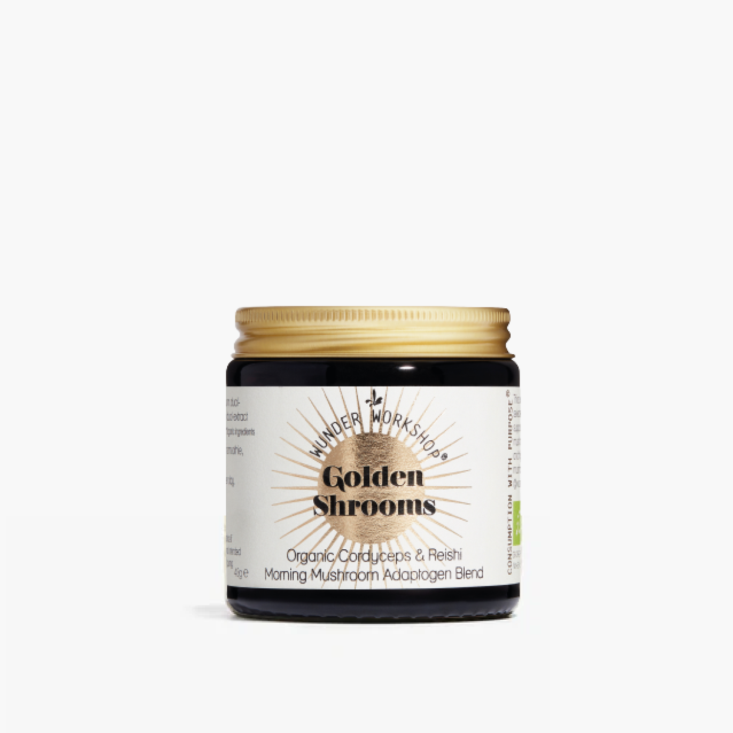 Golden Shrooms Adaptogen Mushroom Blend Healf