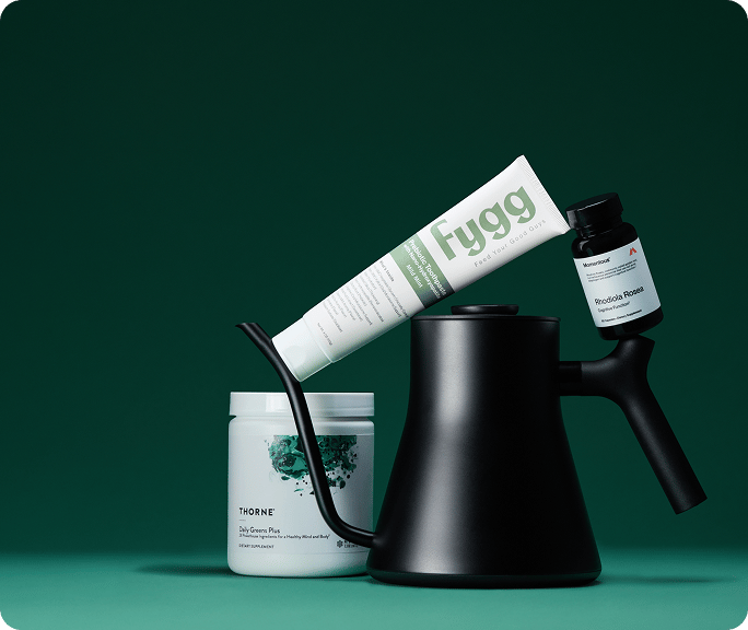 Morning Rituals collection hero — mobile