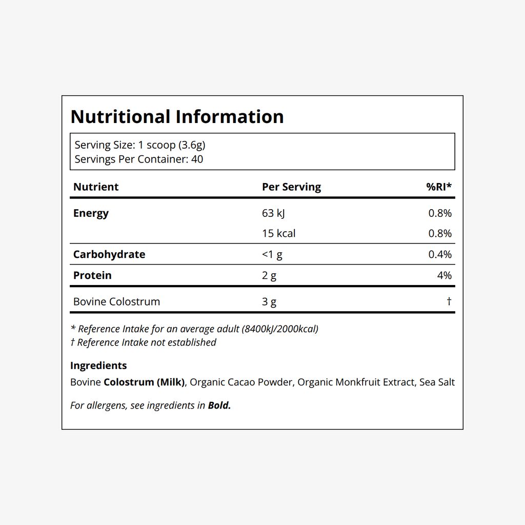 Natures Gold: Chocolate Colostrum - Image 2