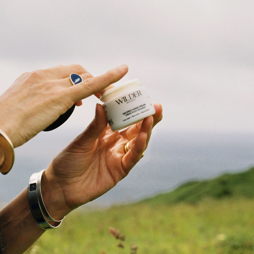 Sacred Hand Cream - Lemon Balm, Hyaluronic Acid, Palo Santo - Image 4
