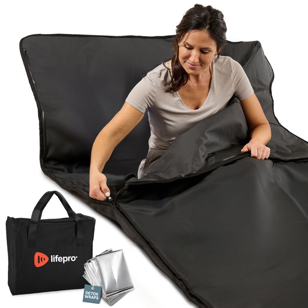 RejuvaWrap Infrared Sauna Blanket - Black - Image 8