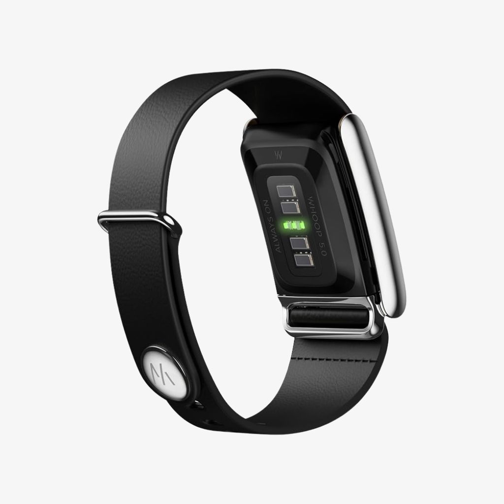 LeatherLuxe Tapered Band -  MG - Black with Titanium - Image 3