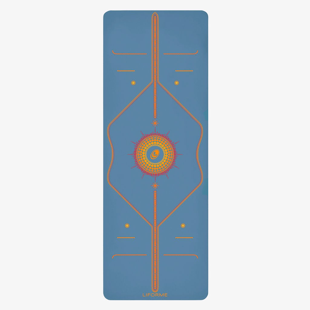 Liforme Radiant Sun Yoga Mat - Blue
