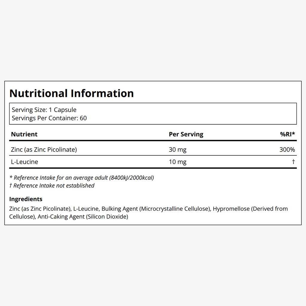 Zinc Picolinate - 30 mg - Image 2