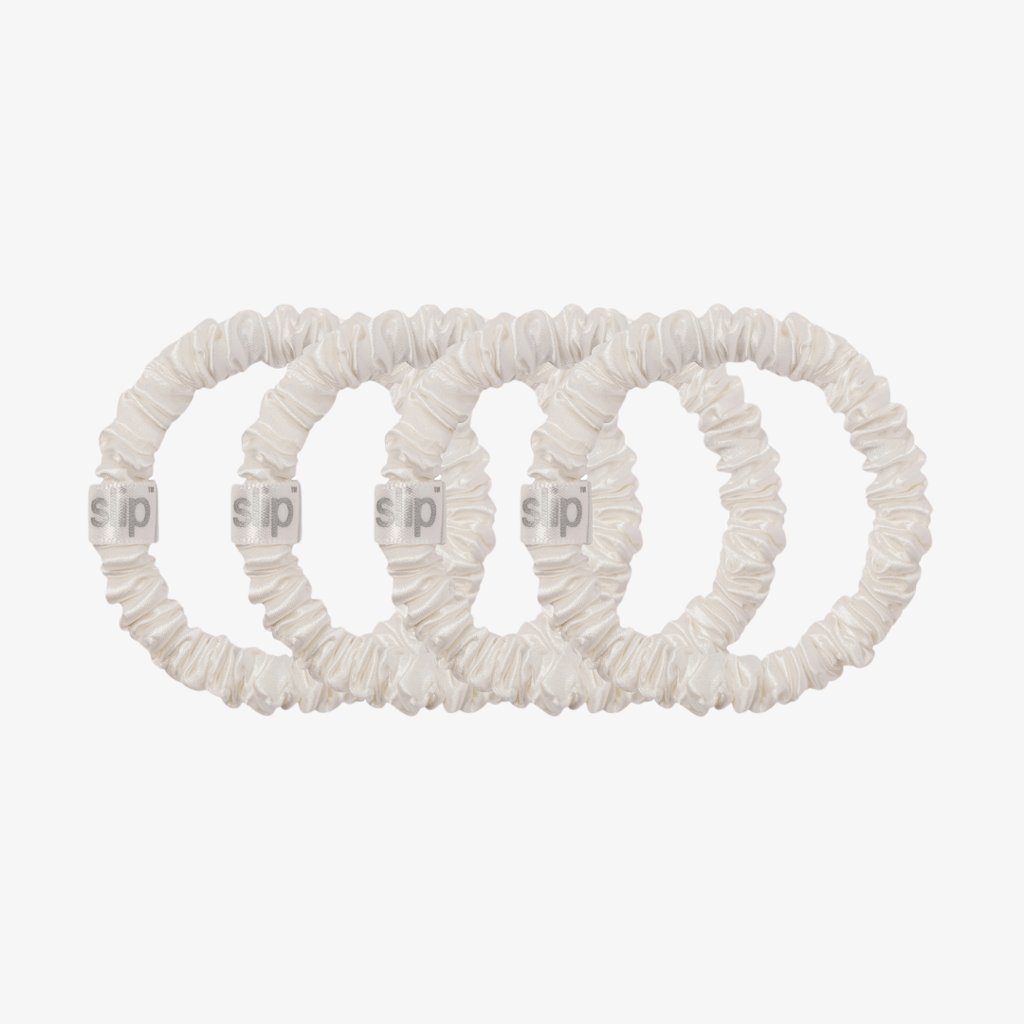 Skinny Scrunchies - White