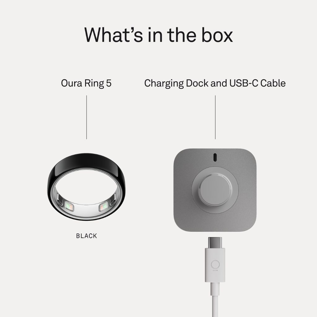 Oura Ring 5 - Black - Image 6