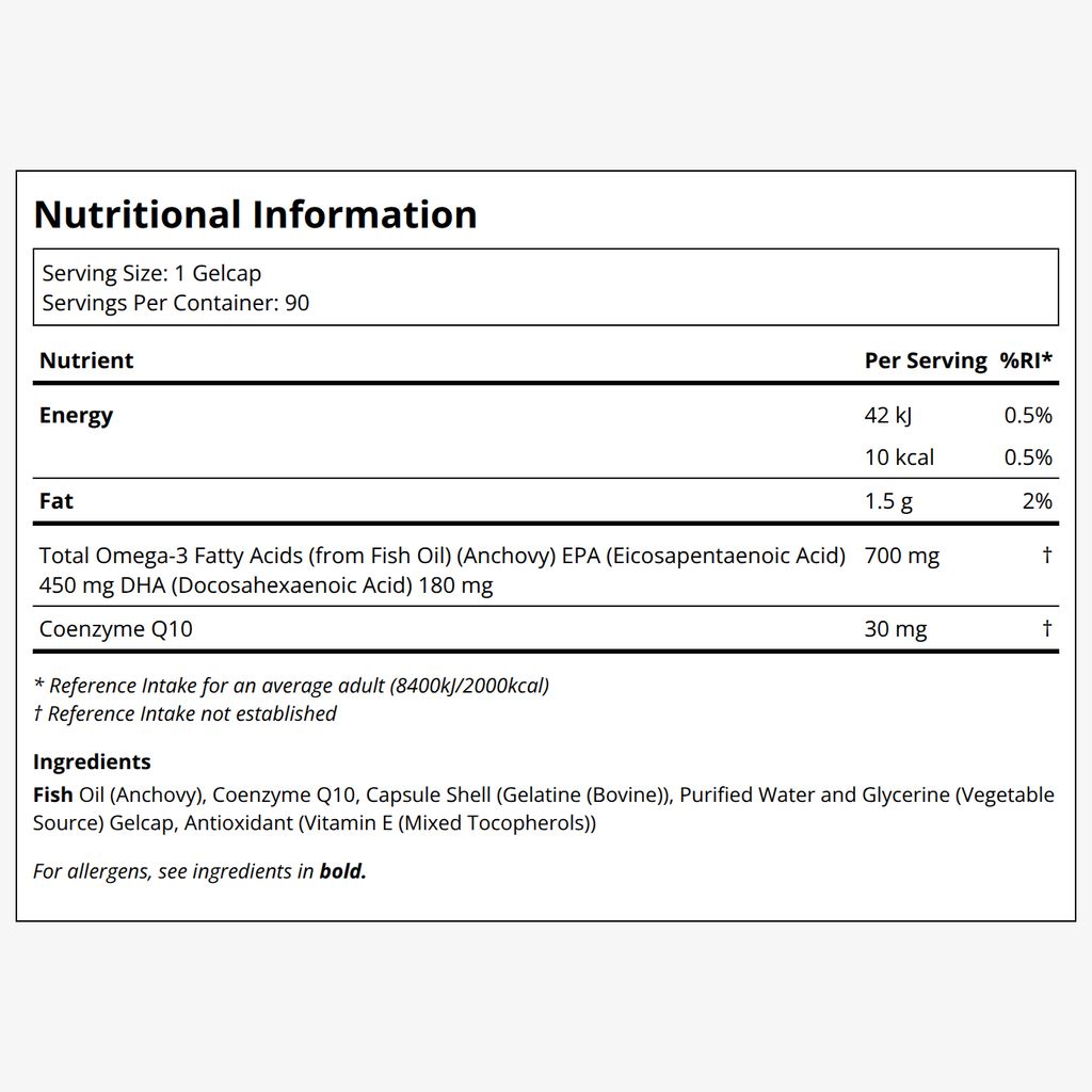 Omega-3 with CoQ10