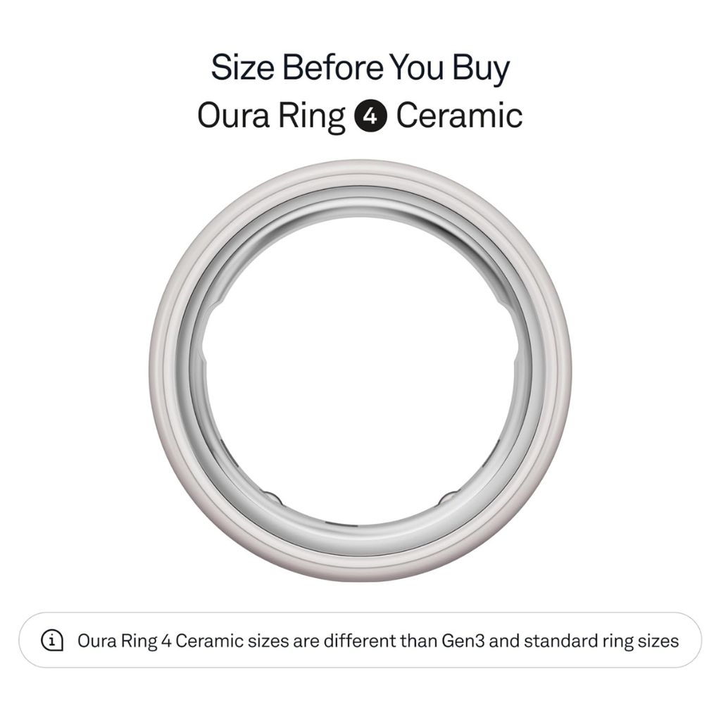 Oura Ring 4 Ceramic - Cloud - Image 2
