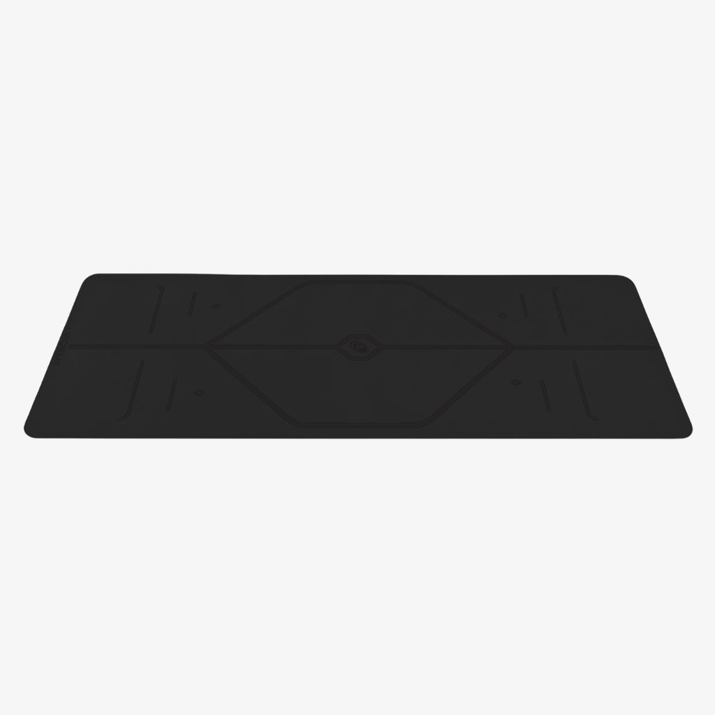 Liforme In Line Yoga Mat - Black on Black - Image 2