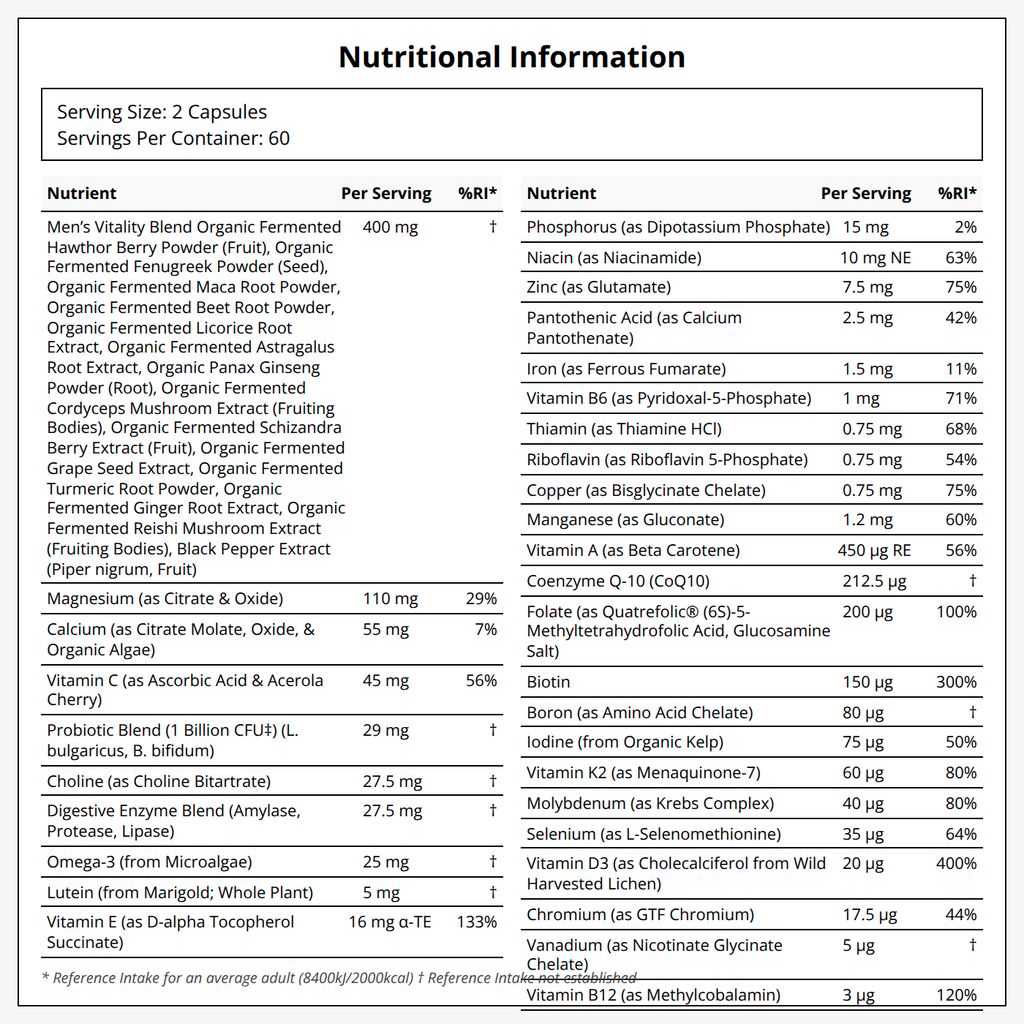 Men's Fermented Multivitamin - Image 2