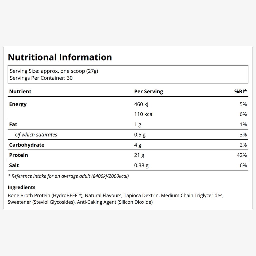 Grass-Fed Beef Protein Vanilla - Image 2