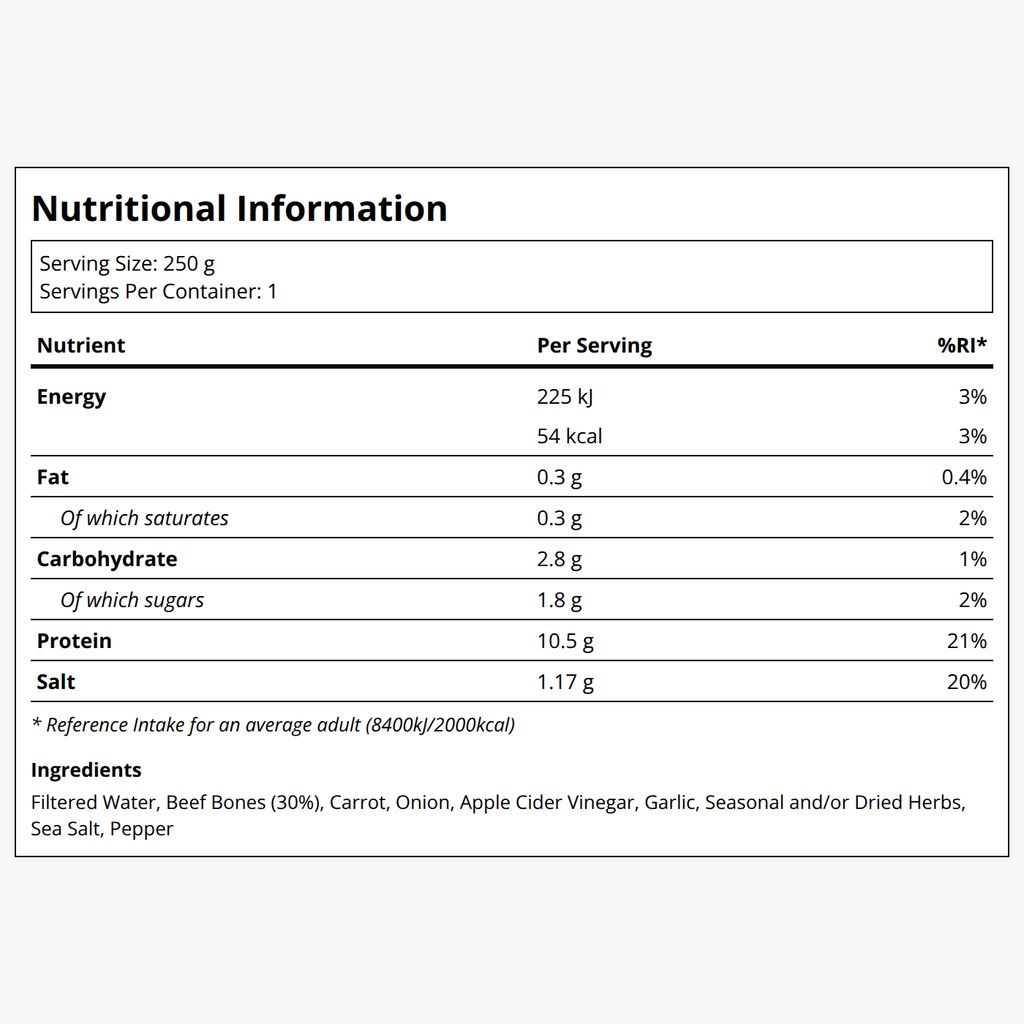 GOOD BONES TO GO 100% Beef Bone Broth - Image 2