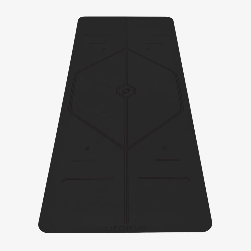 Liforme In Line Yoga Mat - Black on Black