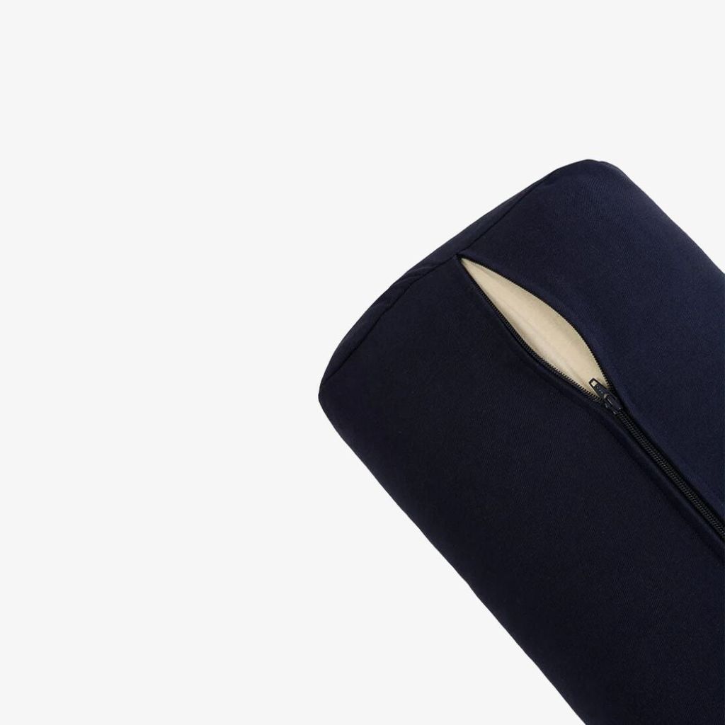 European Rectangular Lightweight Bolsters - Navy Blue - Image 2