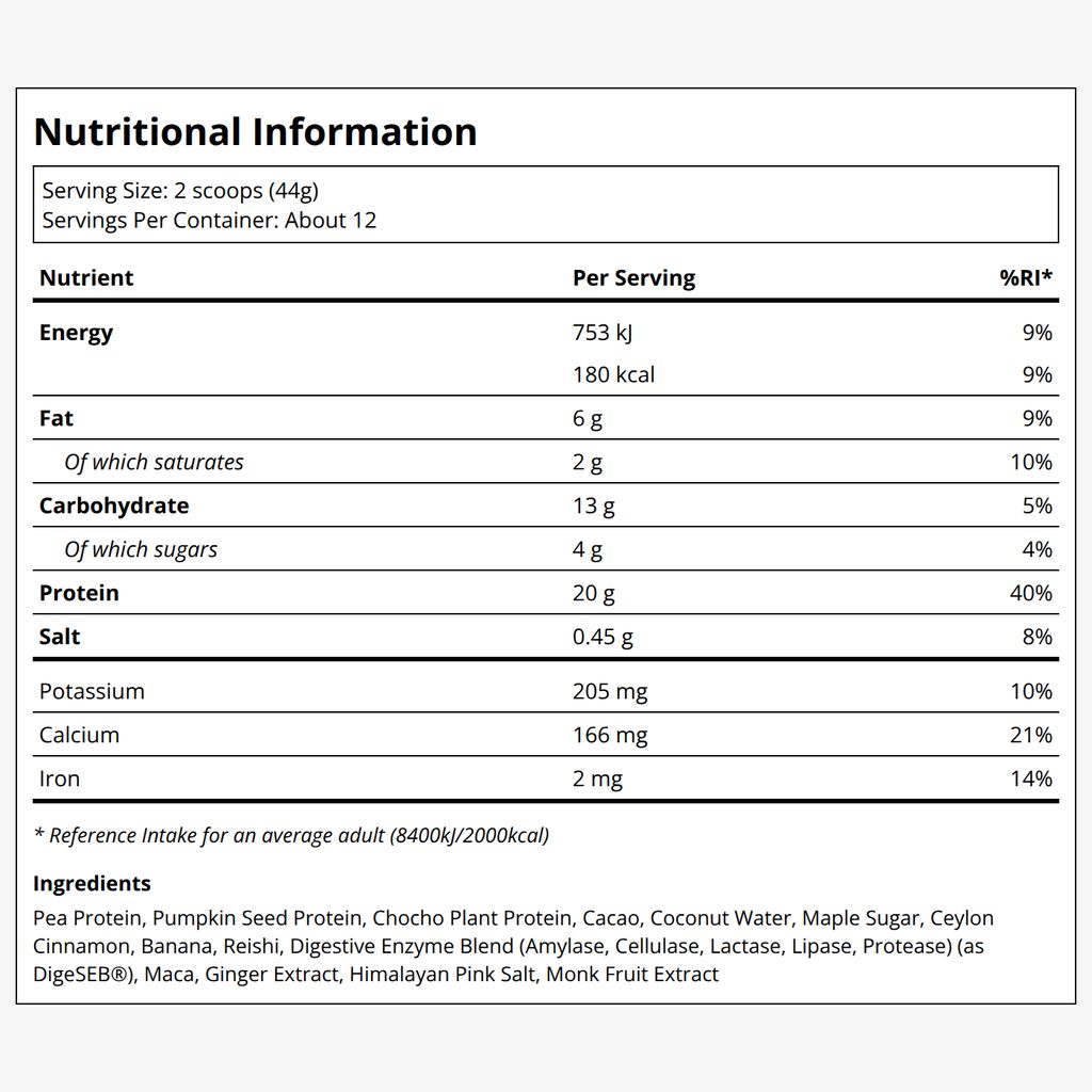 Cacao Banana Plant-Based Protein