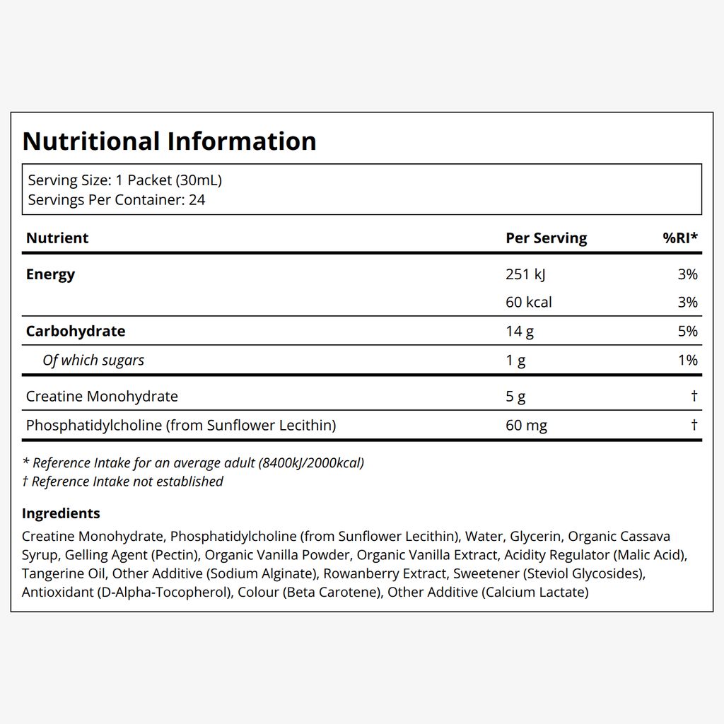 Liposomal Advanced Creatine - Tangerine Vanilla