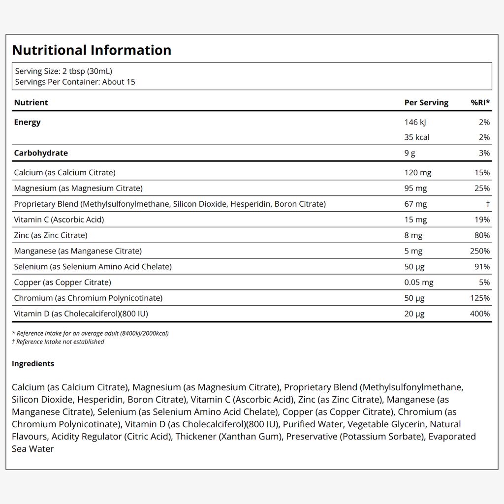 Nighttime Multimineral Liquid - Coconut
