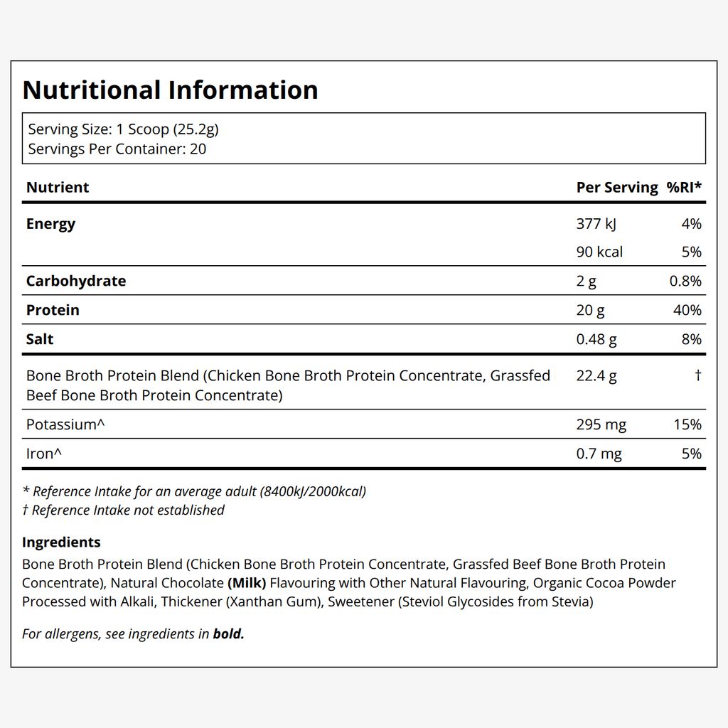 Bone Broth Protein - Chocolate - Image 2