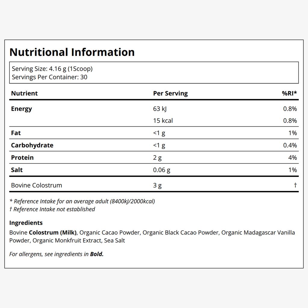 Natures Gold: Cookies & Cream Colostrum - Image 2