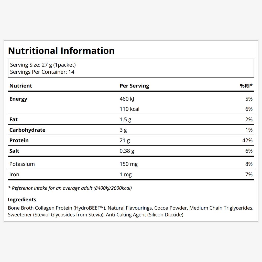 Bone Broth Protein - Chocolate (Packets) - Image 2