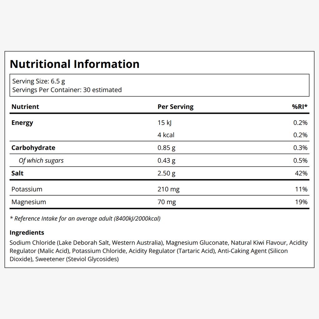 Everyday Hydration Salts - Salty Kiwi Tub - Image 2
