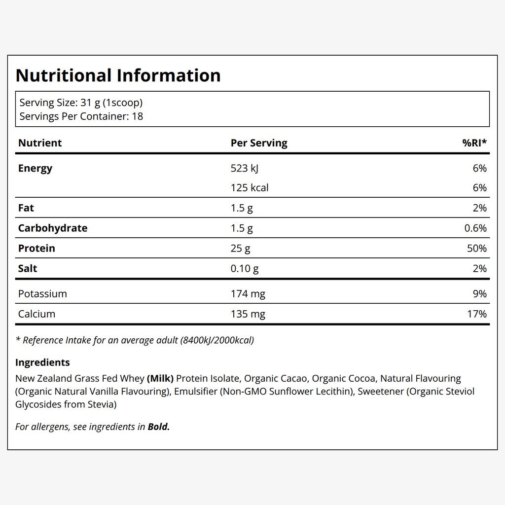 Chocolate Whey Protein Isolate - Image 2