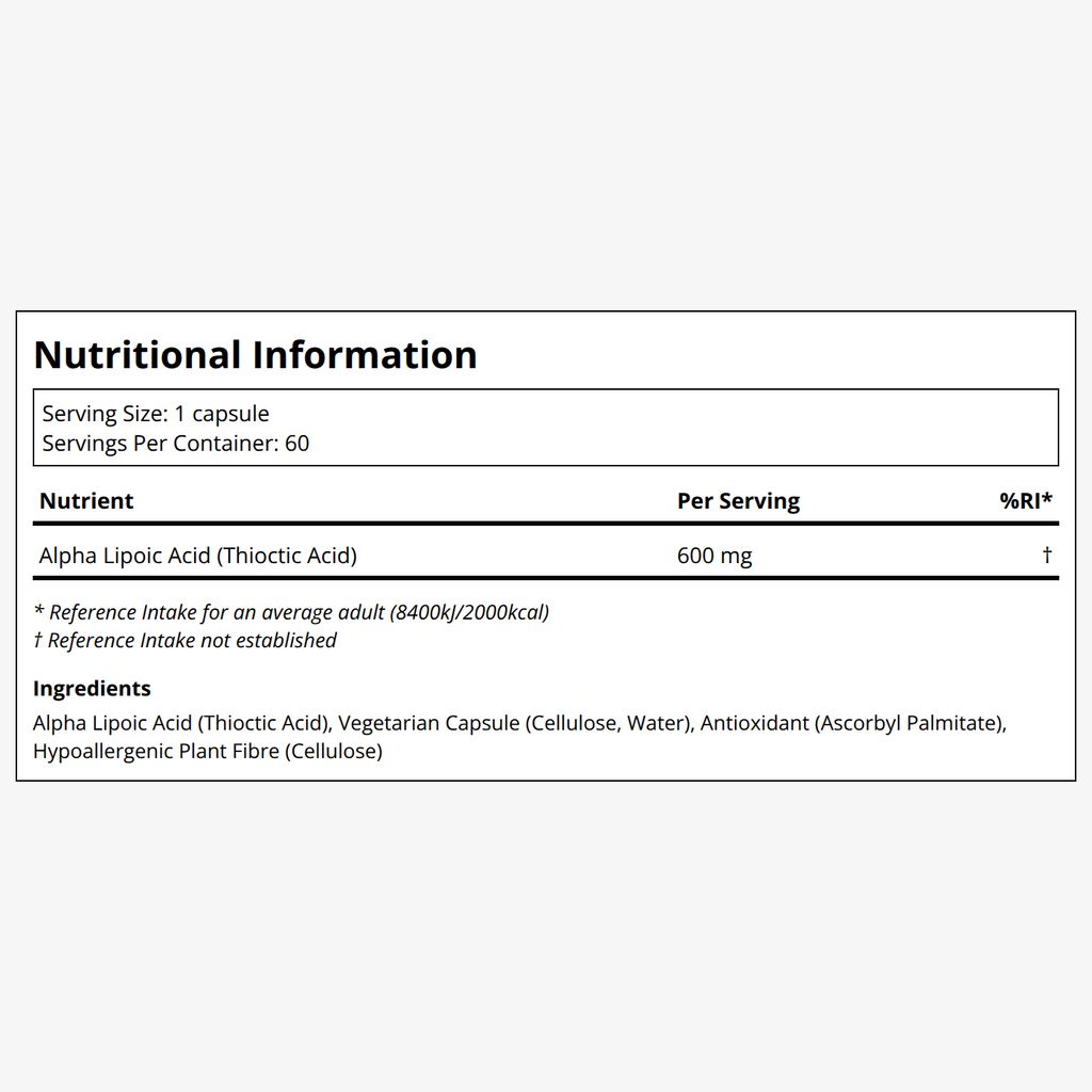 Alpha Lipoic Acid 600 mg - Image 2
