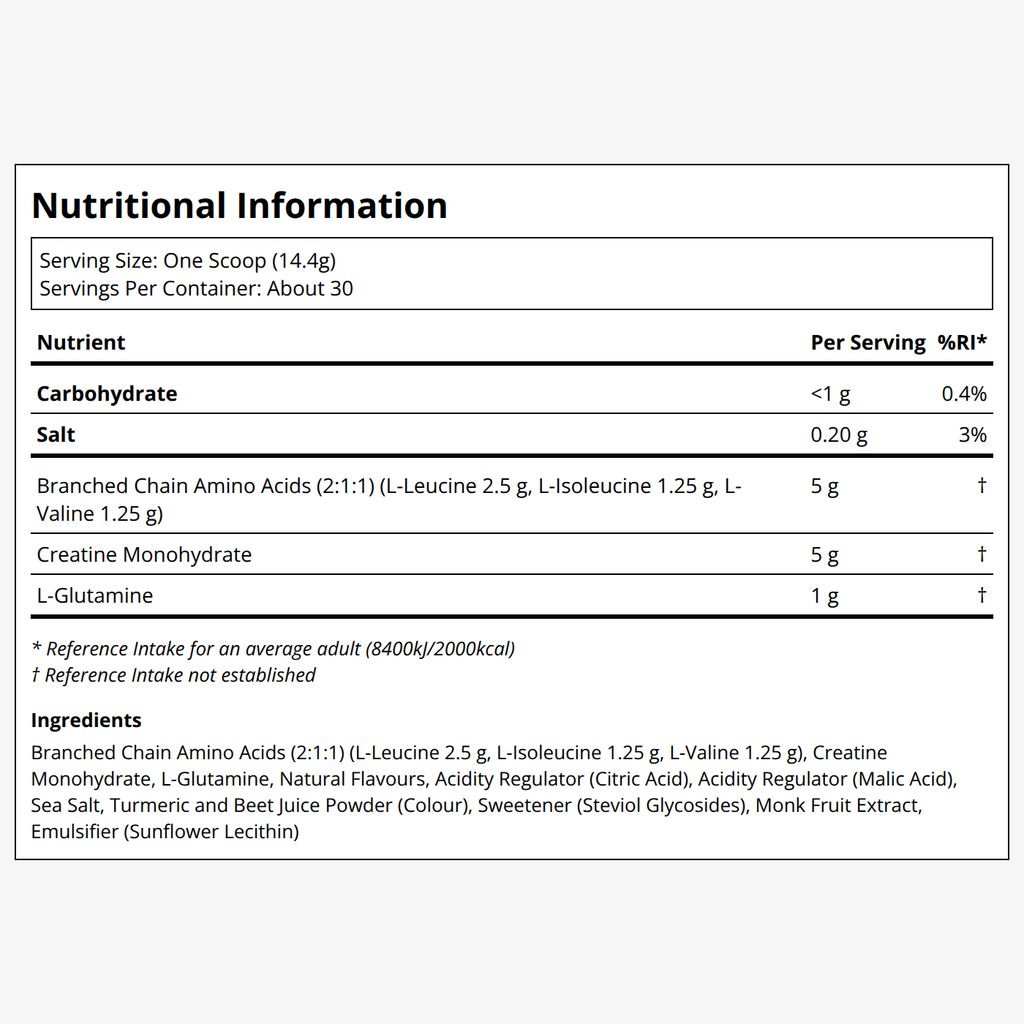 Creatine + BCAAs - Peach Mango