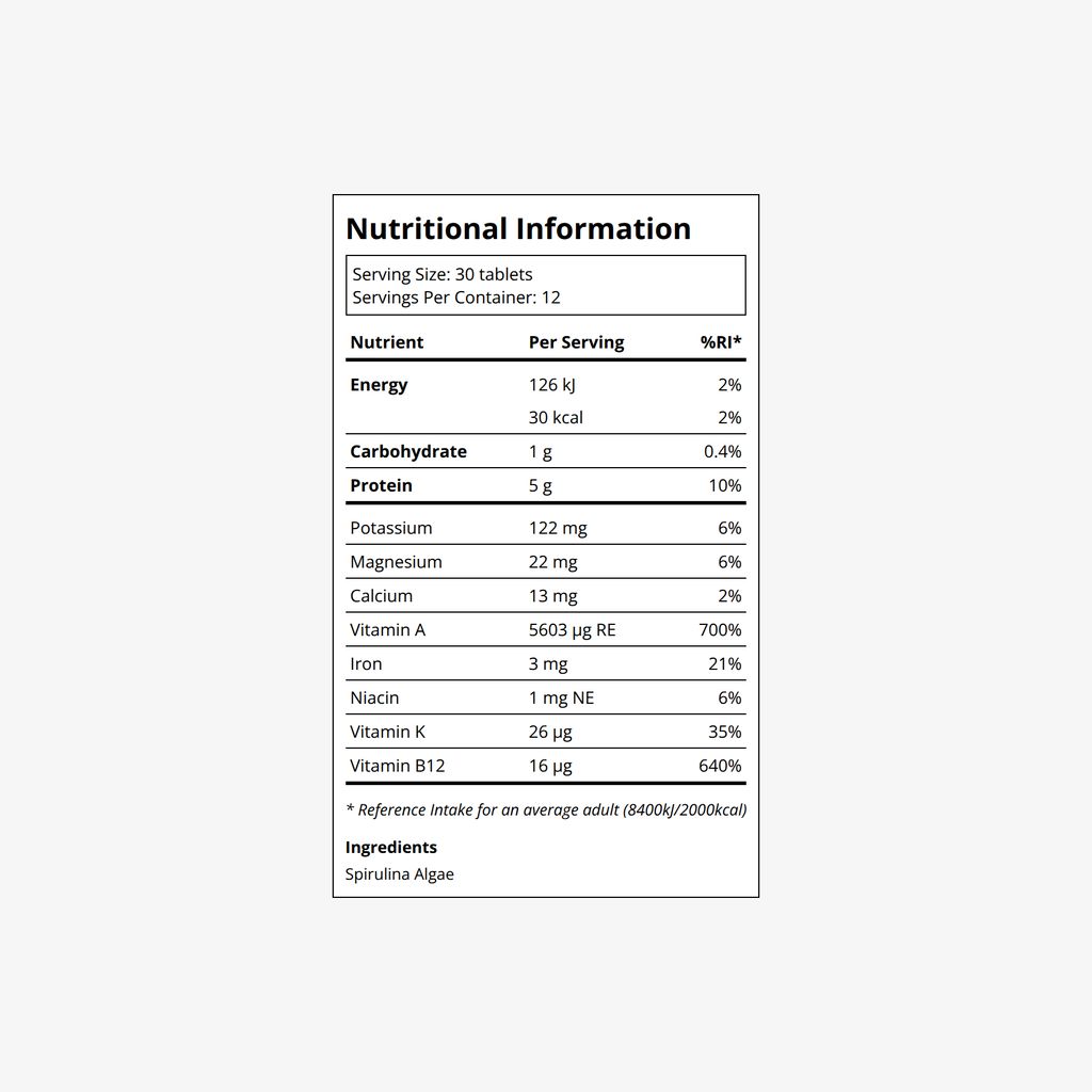 ENERGYbits Spirulina - Cannister - Image 2