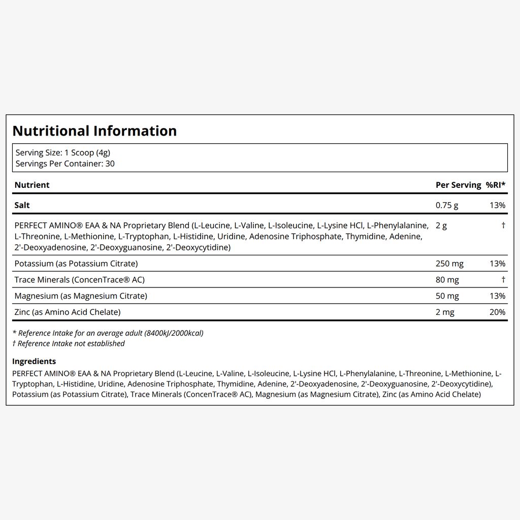 Perfect Amino Electrolytes - Unflavored