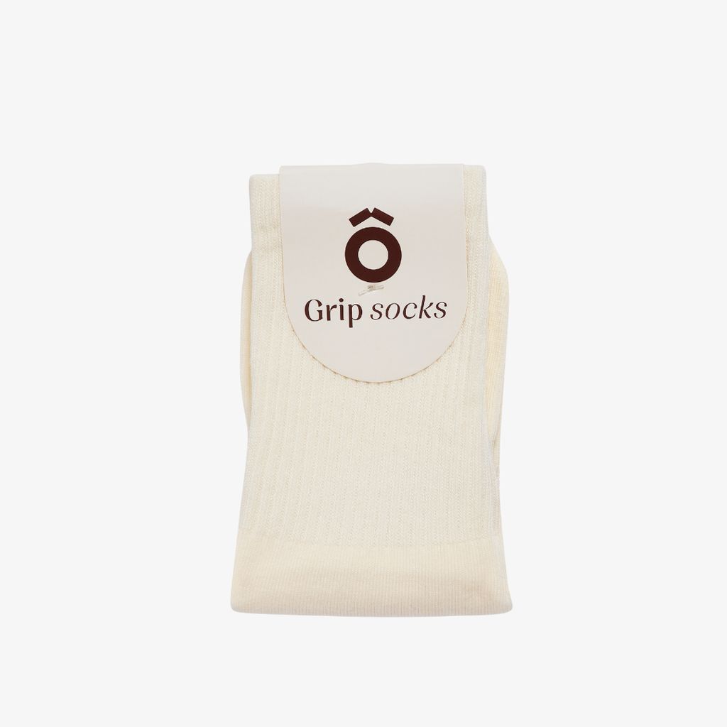 ÔWEAR Essentials Pilates Grip Socks - White