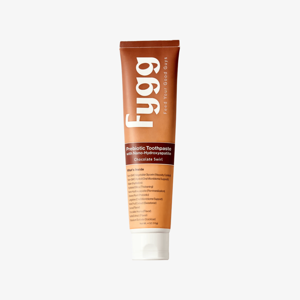 Nano-Hydroxyapatite Toothpaste with Prebiotics - Chocolate Swirl 4oz