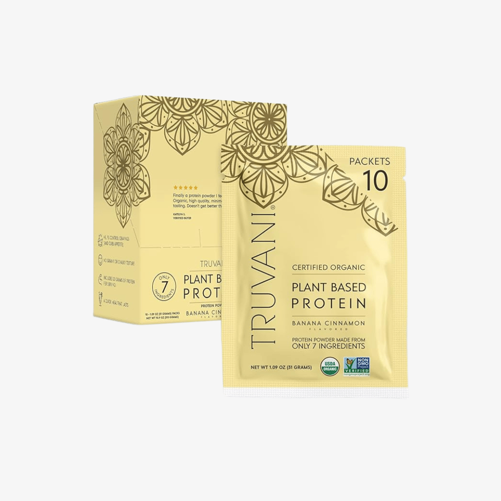 Banana Cinnamon Plant Protein Powder - Travel Kit - Image 1