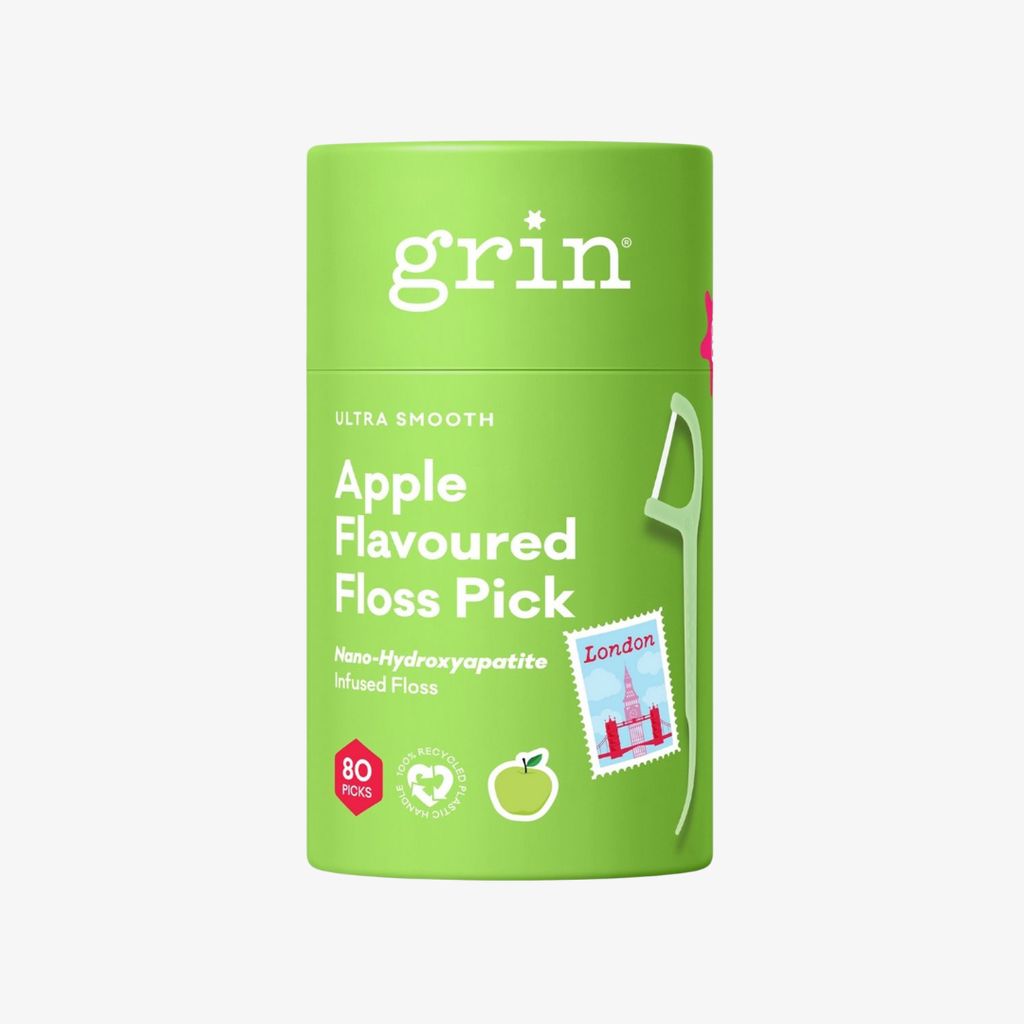 Ultra Smooth N-HA Infused Floss Picks Canister - Apple