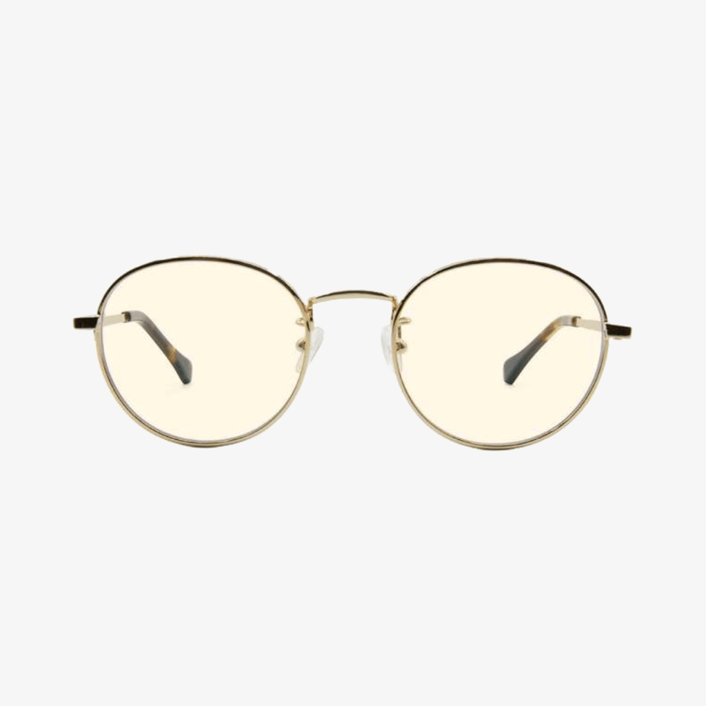Hamilton Blue Light Blocking Glasses (Evening) - Gold