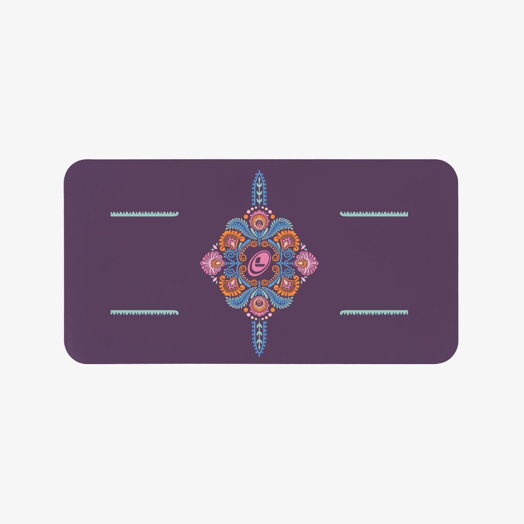 Liforme Mindful Garden Yoga Pad - Purple
