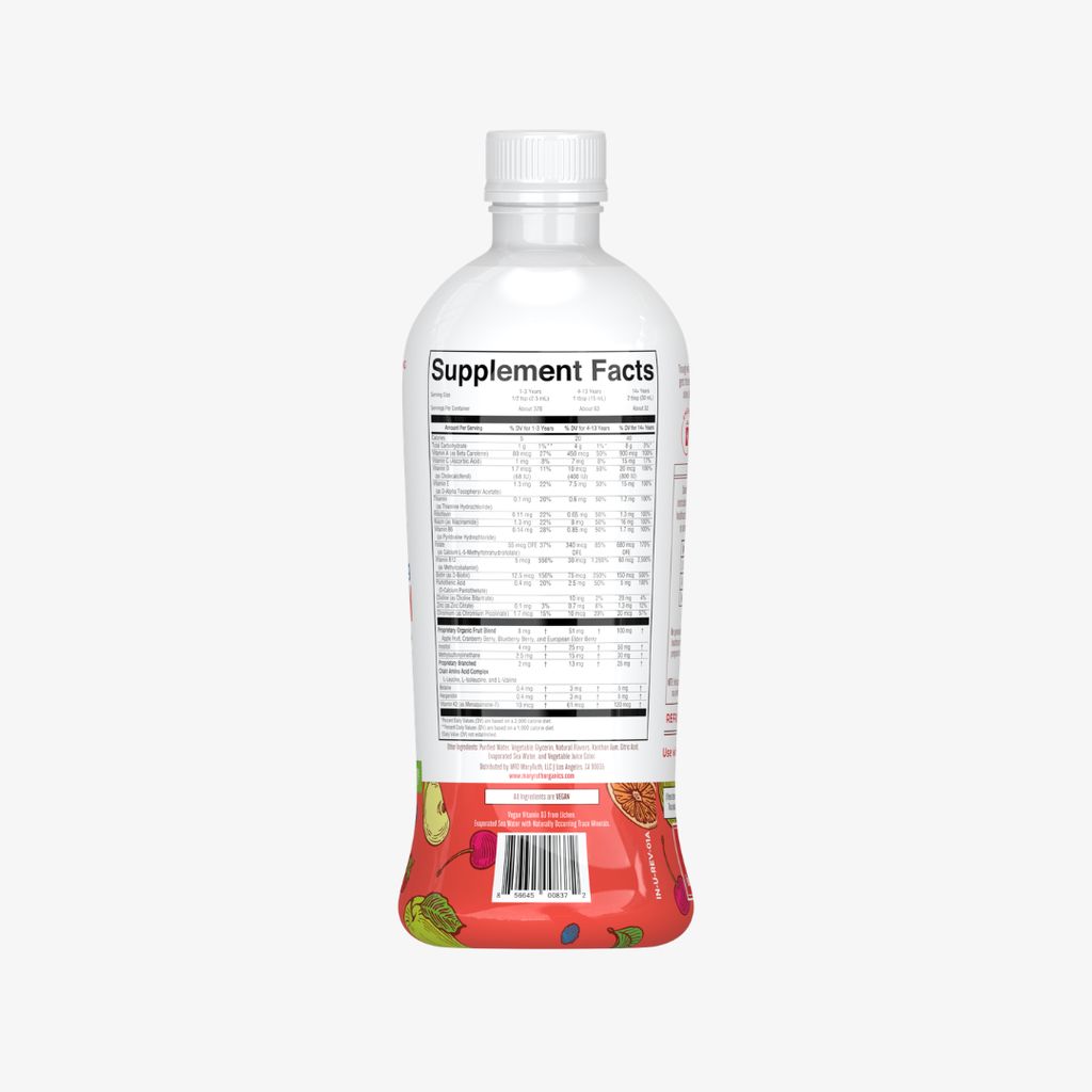 Liquid Morning Multivitamin Essentials+ - Fruit Punch - Image 3