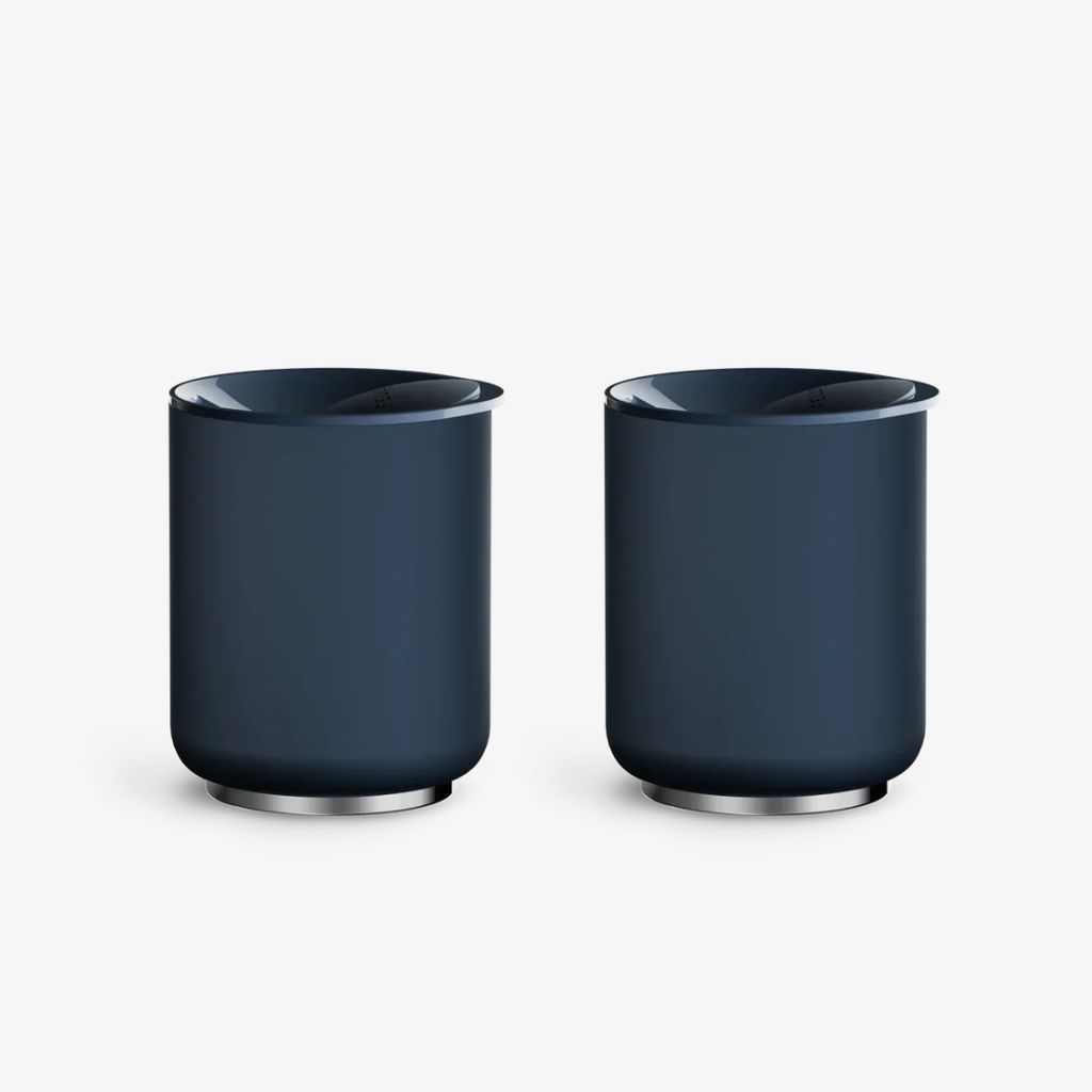 Rocky Lowball Tumbler Picnic Set - Stone Blue