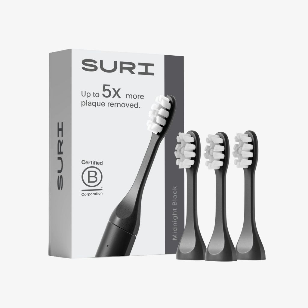 SURI Sonic Replacement Heads - Midnight Black
