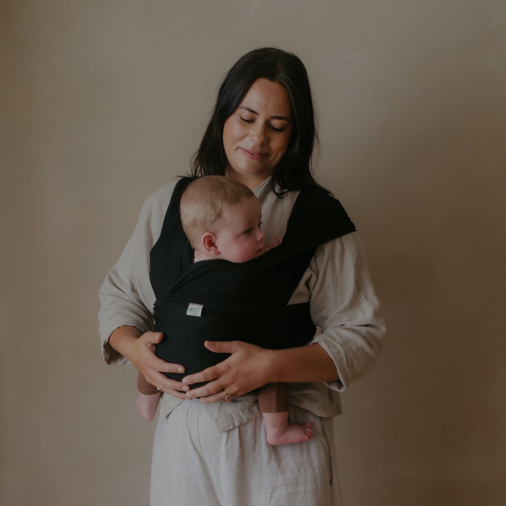 Baby Wrap Carrier - Night Black - Image 2