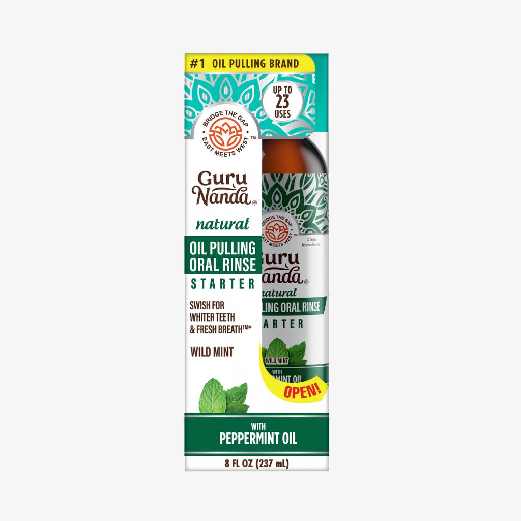 Natural Oil Pulling Starter with Peppermint Oil