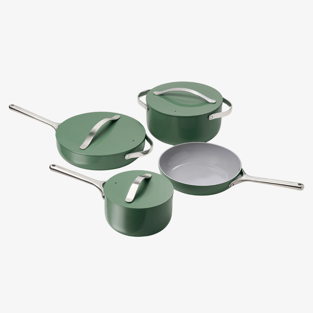 Non-Toxic Ceramic Non-Stick Cookware Set Sage