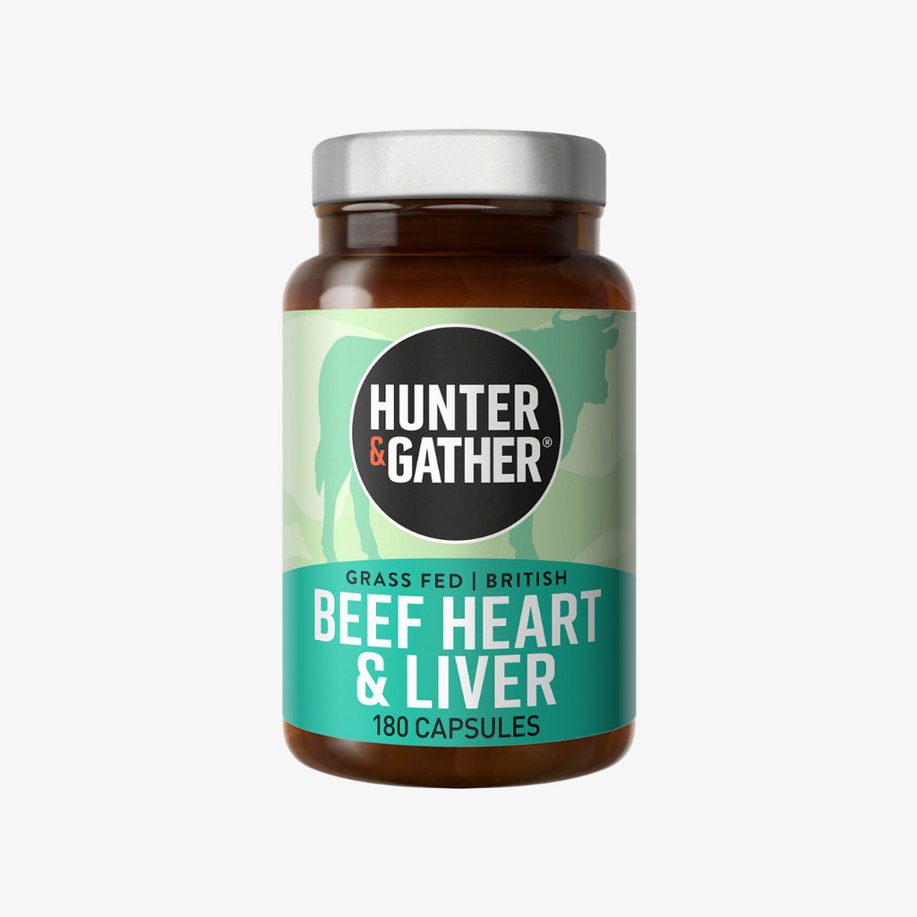 Grass Fed British Beef Heart & Liver Capsules