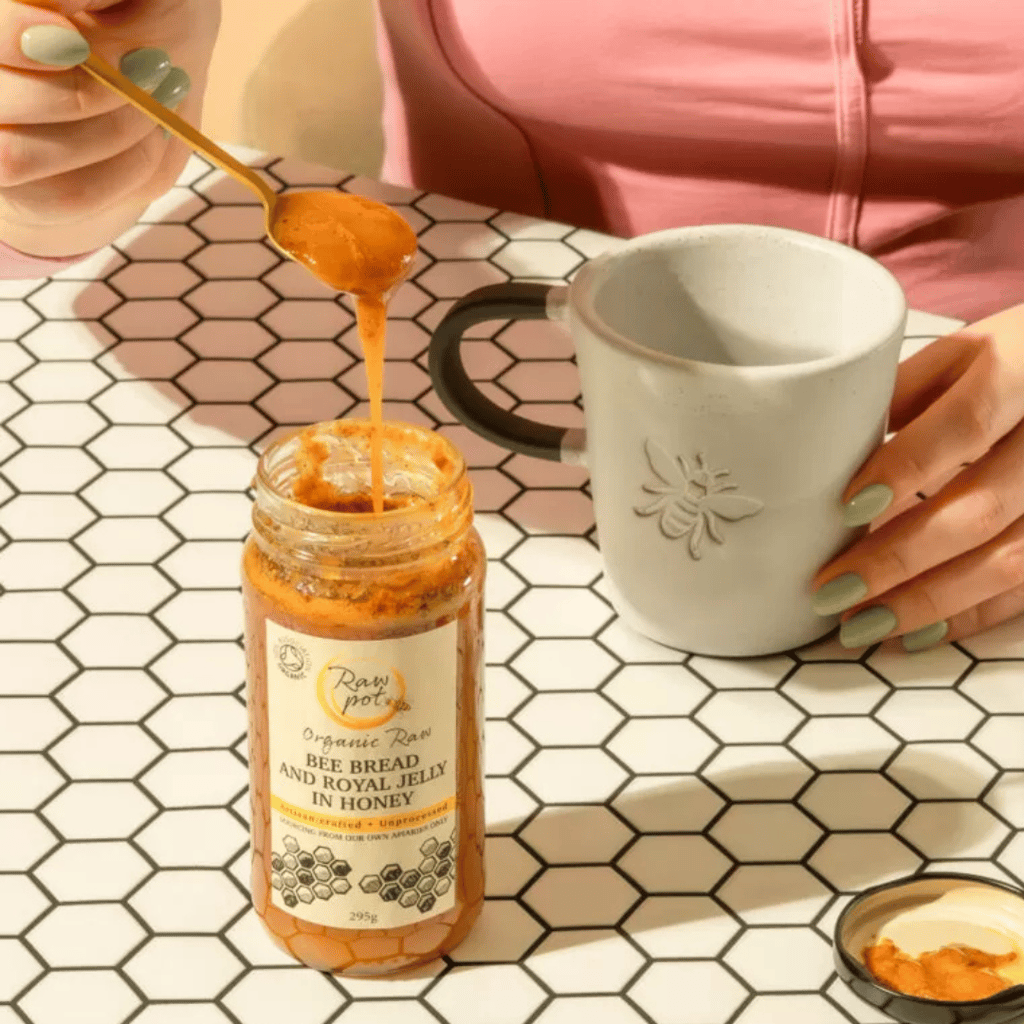 Raw Bee Bread and Royal Jelly in Honey - Image 3