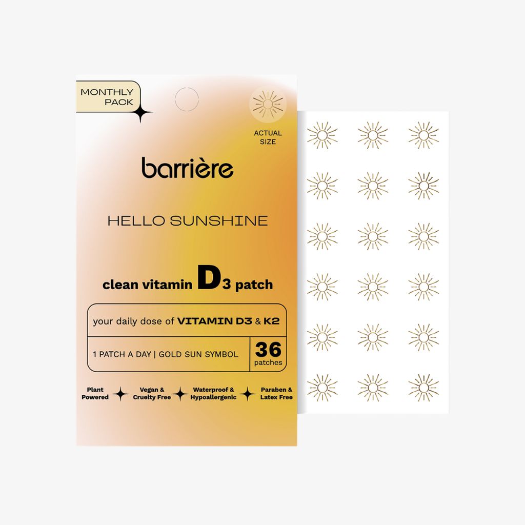 HELLO SUNSHINE Vitamin D3 Patch - Gold Sun Symbols