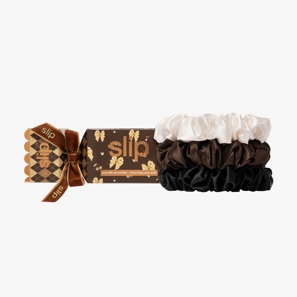 slip Pure Silk Large Scrunchie Cracker - Beau