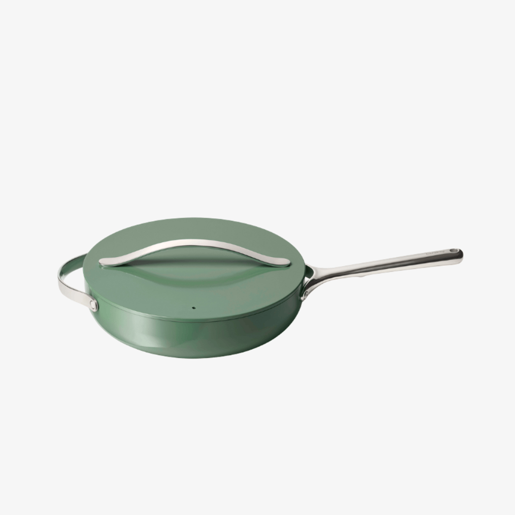 Non-Stick Ceramic Saute Pan Green