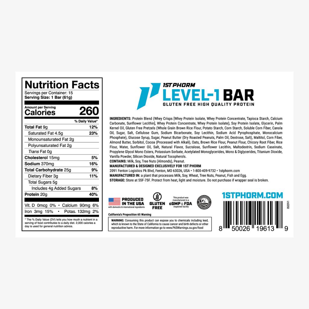 Level-1 Bar - Chocolate PB Pretzel Box - Image 3