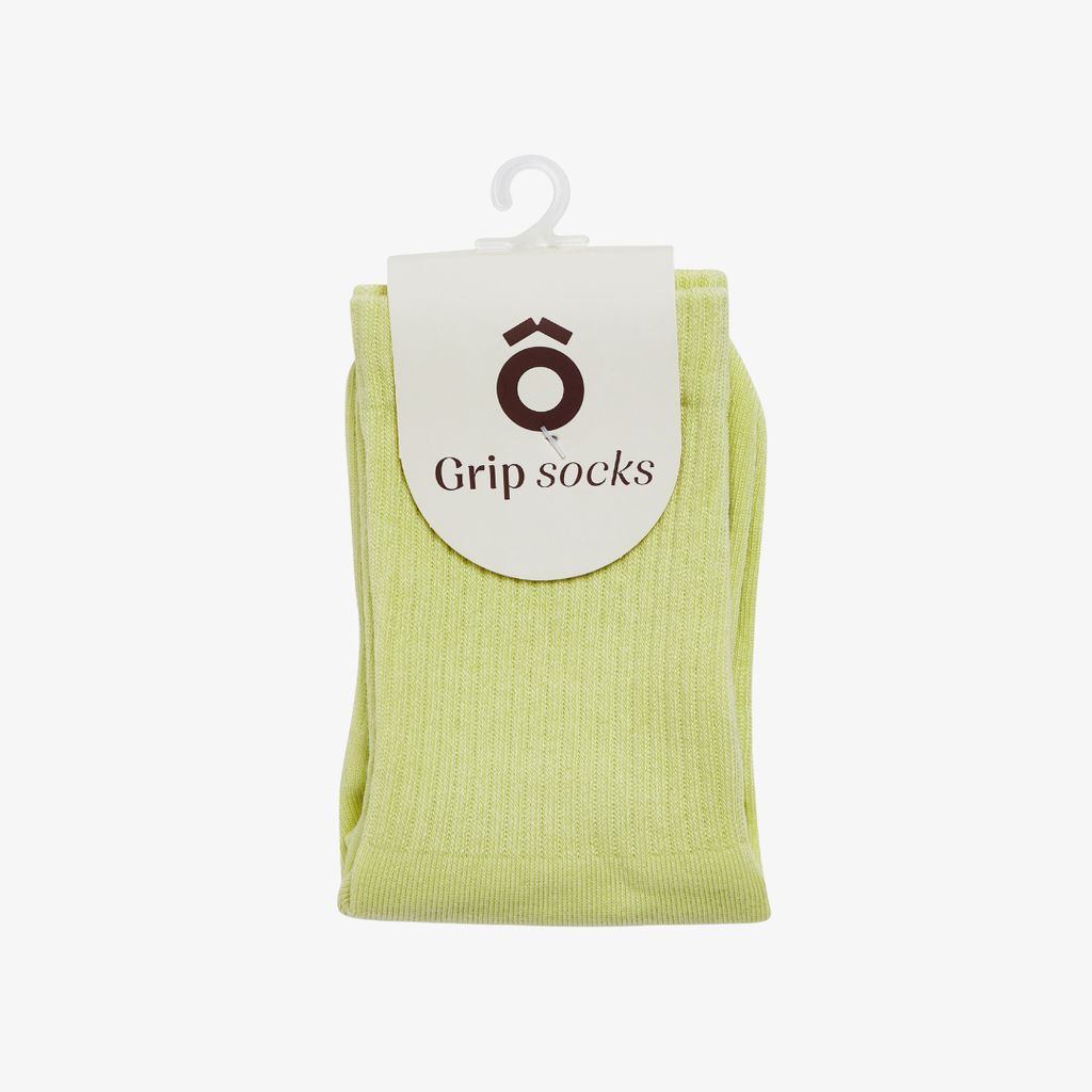 ÔWEAR Essentials Pilates Grip Socks - Icterine Green