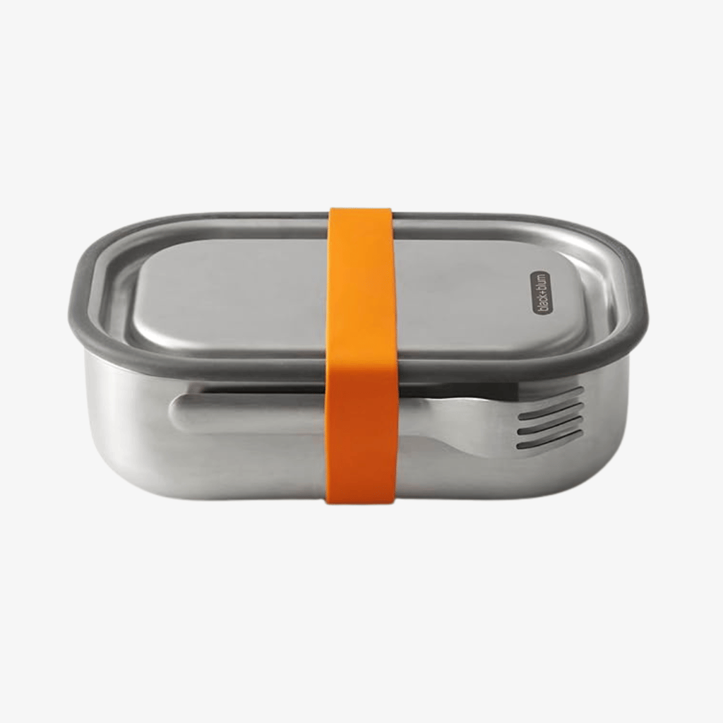 Stainless Steel Lunch Box - Orange